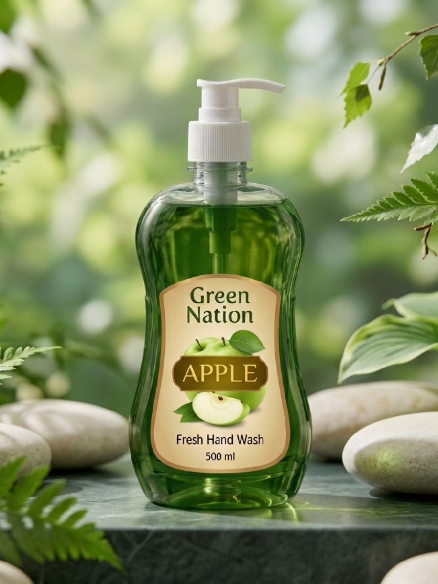 Crisp, Clean, and Green: Refresh Your Routine with Green Nation Apple Hand Wash